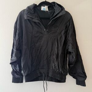 Nike Vintage Black Hooded Windbreaker Jacket
